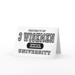 3 Wisemen University Card