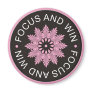 3 Word Quotes ~Focus And Win ~motivational Refrigerator Magnet