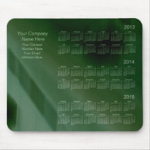 3 Year Business Calendar 2013-2015 Mouse Mats