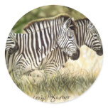 3 Zebra Sticker