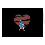 3D Alice & Red Heart Card