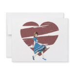 3D Alice & Red Heart invitations