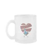 3D Alice & Red Heart Coffee Mug