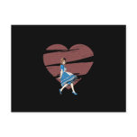 3D Alice & Red Heart Post Cards