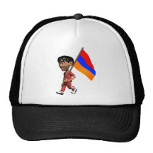 3D Armenia Trucker Hats