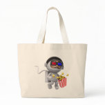 3d Astronaut Movie (Any Colour U Like!) Tote Bags