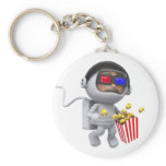 3d Astronaut Movie (Any Colour U Like!) Keychains