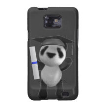 3d Baby Panda Graduate (editable) Samsung Galaxy S Cases