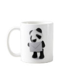 3d Baby Panda has a Letter Mug