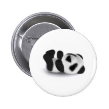 3d Baby Panda Lay Button