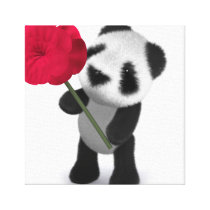 3d Baby Panda Rose