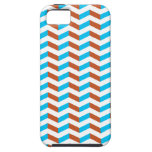 3D blue and red chevron iPhone 5 Covers