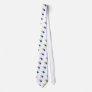 3d Blue Bird Mistletoe Custom Ties
