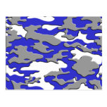 3D BLUE CAMO POSTCARDS