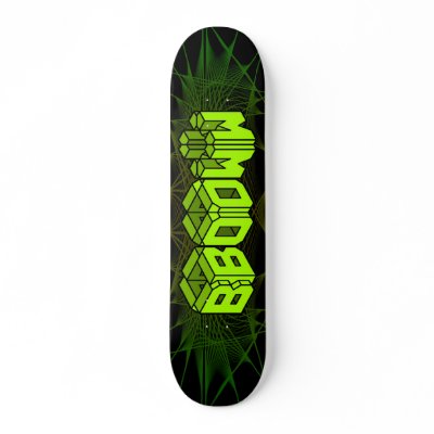3D BOW Web logo deck Skateboard by BoardsOfWar