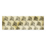 3D Boxes Sketch Style Illustration business cards