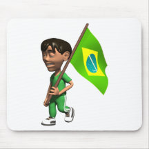 3D Brazil Mouse Pads