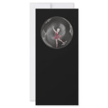 3D Bubble Ballerina 3 Customized Rack Card