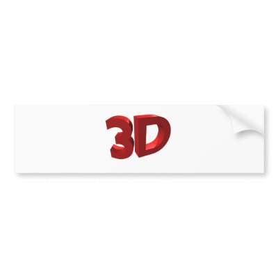 3D BUMPER STICKERS by ThomasLaunois