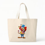 3d-clown-juggle canvas bag