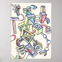 3d Color Marker Design posters