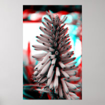 3D Crazy Flower Posters