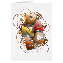 3D Dance (Fall) Greeting Cards