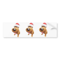3d Dog Santa big nose!