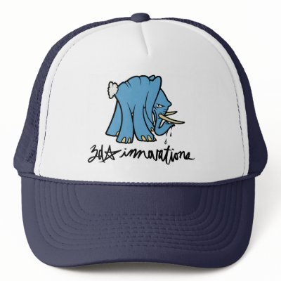 3d Elephant Logo Hat by 3DInnovations