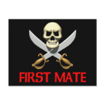 3D First Mate Post Cards