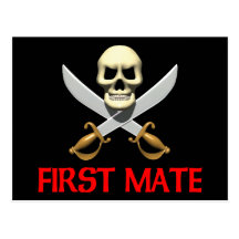 3D First Mate Post Cards