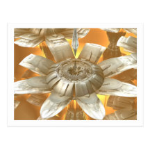 3D Fractal image postcard