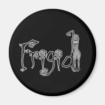 3D Freaky Bonga Doll Girl - Frigid Magnets