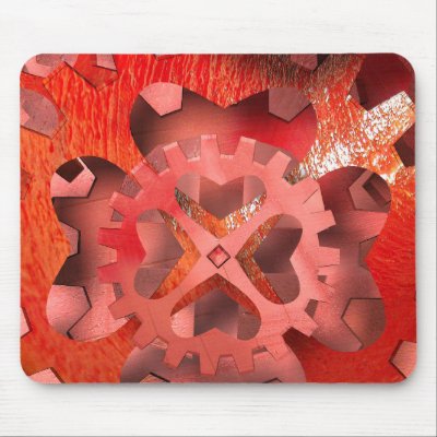 3D gears mousepad by M_Cavet