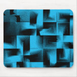 3D Geometrics - Cerulean Blue Deep mousepads