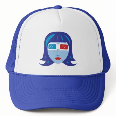 3D Girl Mesh Hats by toxiferous