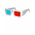 3D Glasses in Black & White t-shirts