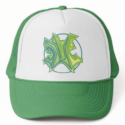 3d Graffiti logo - M - Trucker Hat by shirtocalypse