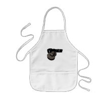 3D Halftone Acoustic Guitar & Case Aprons