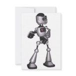 ♪♫♪ 3D Halftone Sci-Fi Robot Guy Dancing