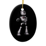♪♫♪ 3D Halftone Sci-Fi Robot Guy Dancing