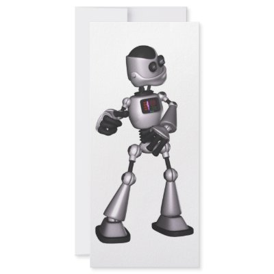 ♪♫♪ 3D Halftone Sci-Fi Robot Guy Dancing by BionicBoys