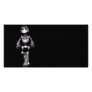 3D Halftone Sci-Fi Robot Guy Photo Greeting Card
