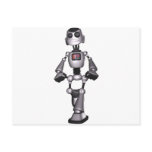 3D Halftone Sci-Fi Robot Guy