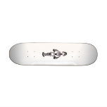 3D Halftone Sci-Fi Robot Guy Skate Deck