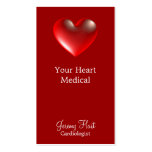 3d Heart / Glass Business Card
