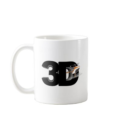 3d Helicopter Mug