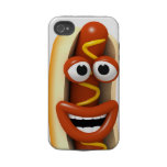 3d Laughing Hot Dog Iphone 4 Tough Cover