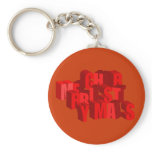 3D Merry Christmas Keychain