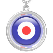 3d Mod target on Blue and red lines Pendants